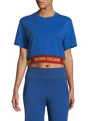 Opening Ceremony Cropped Logo Tee