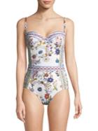 Tory Burch Meadow Folly One-piece Floral Swimsuit