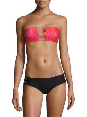 Mikoh Swimwear Sunset Bandeau Bikini Top