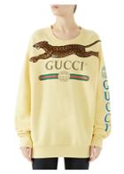 Gucci Gucci Cities Print Leopard Sweatshirt