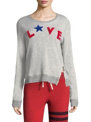 Sundry Love Zipper Sweatshirt