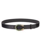 Gucci Dionysus Leather Crystal Belt