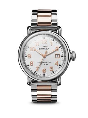 Shinola The Runwell Stainless Steel Bracelet Watch