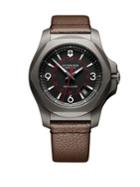 Victorinox Swiss Army Inox Titanium & Leather Watch