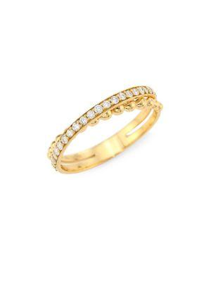 Hueb Diamond & 18k Yellow Gold Ring