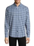 Zachary Prell Lobban Checkered Cotton Button-down Shirt