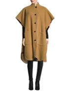 Burberry Wool-blend Reversible Poncho