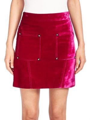 Opening Ceremony Embossed Velvet Skirt