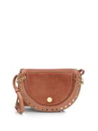 See By Chloe Kriss Small Grained Leather & Suede Crossbody
