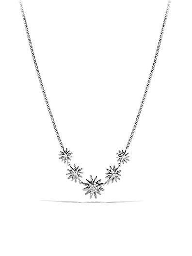 David Yurman Starburst Five-station Necklace With Diamonds