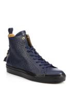 Android Homme Alfa High-top Leather Sneakers