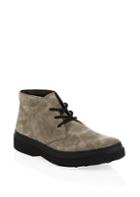 Tod's Suede Low-top Combat Boots