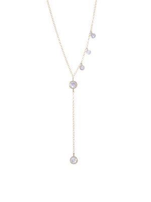 Meira T Diamond & 14k Yellow Gold Y Necklace