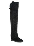 Ash Gaucho Stitched Suede Over-the-knee Boots