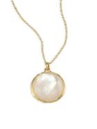 Ippolita Lollipop? Diamond & Mother-of-pearl Medium Pendant Necklace