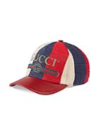 Gucci Sylvie Logo Print Baseball Hat