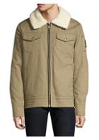 Moose Knuckles Grizzly Ridge Faux Shearling Collar Jacket