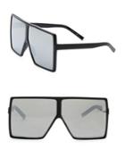 Saint Laurent 65mm Square Sunglasses