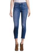 7 For All Mankind Raw-edge Ankle Skinny Jeans