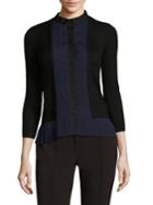 Yigal Azrouel Pleated Cashmere-blend Cardigan