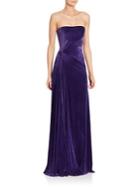 Ralph Lauren Collection Kersten Strapless Velvet Gown