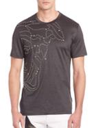 Versace Collection Studded Medusa Star T-shirt