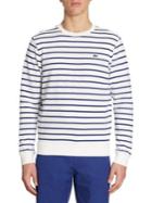 Lacoste Striped Fleece Sweatshirt