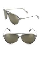 Oliver Peoples Braedon 60mm Mineral Glass Aviator Sunglasses