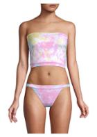 Solid And Striped Re/done The Venice Tie Dye Swim Tube Top