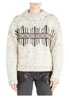Isabel Marant Elwyn Wool-blend Pattern Sweater