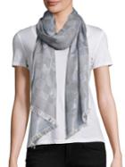 Armani Collezioni Metallic Tile Scarf