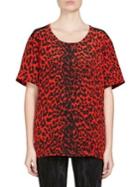 Givenchy Silk Leopard-print Top