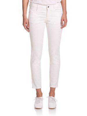Stella Mccartney Star Embroidered Skinny Ankle Jeans