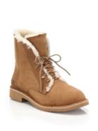 Ugg Quincy Shearling-trimmed Lace-up Boots