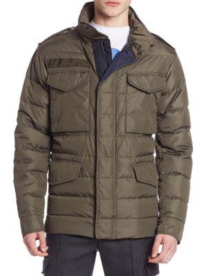 Moncler Quilted Long Sleeve Jacket
