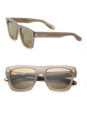 Givenchy 55mm Star-detail Square Sunglasses