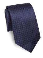 Eton Geometric Patterned Silk Tie