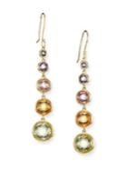 Ippolita Rock Candy Semi-precious Multi-stone & 18k Yellow Gold Lollitini Drop Earrings