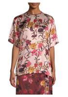 Mother Of Pearl Shirley Floral Silk Tee