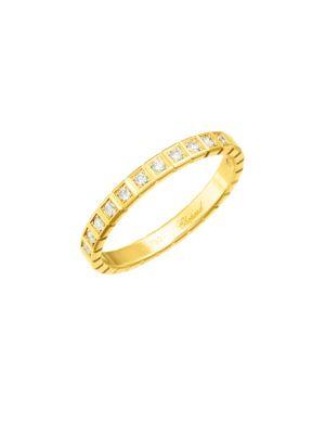 Chopard Ice Cube Diamond & 18k Yellow Gold Ring