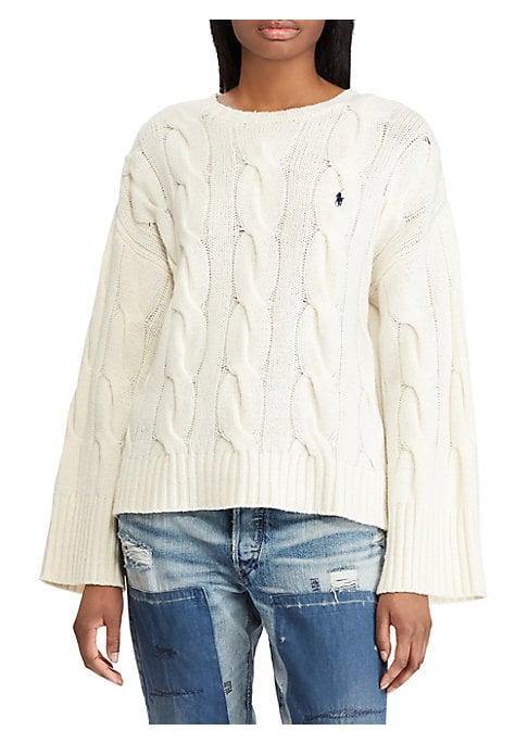 Polo Ralph Lauren Silk Cableknit Sweater
