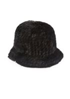 The Fur Salon Knitted Mink Fur Hat