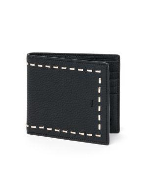 Fendi Stitched Leather Wallet