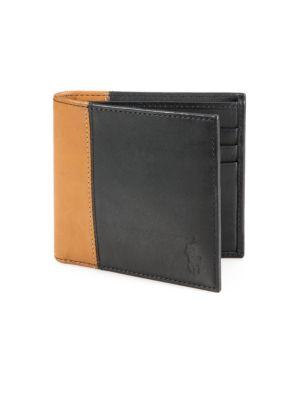Polo Ralph Lauren Two-tone Leather Wallet