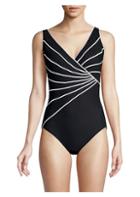 Gottex Swim Sinatra Striped One-piece Swimsuit