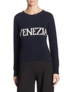 Alberta Ferretti Wool & Cashmere Venice Sweater