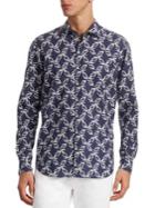 Saks Fifth Avenue Collection Palm Tree Shirt