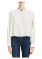 Theory Cropped Button-down Shirt