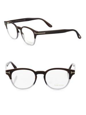 Tom Ford Eyewear 48mm Soft Round Optical Glasses