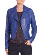 Armani Collezioni Armani Jeans Leather Moto Jacket